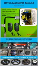 CENTRAL P/MOTOR PARALELO
